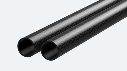 カーボン丸パイプ 外径14mm 厚み1.0mm 長さ1,000mm