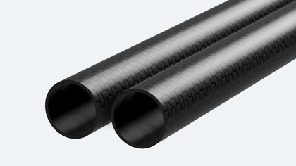 カーボン丸パイプ 外径18mm 厚み1.0mm 長さ1,000mm