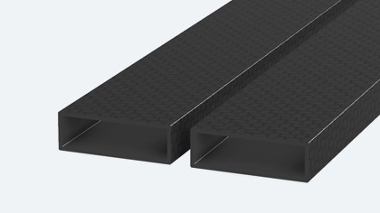 カーボン角パイプ 辺30 x 10mm 厚み1.0mm 長さ1,000mm