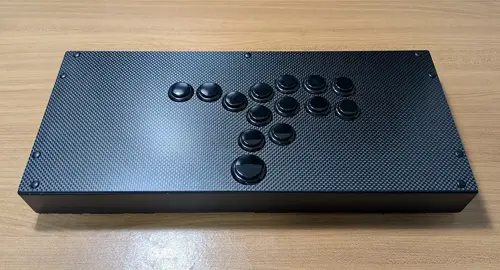 カーボン製レバーレスコントローラー天板 | 理想のアケコン天板を製作