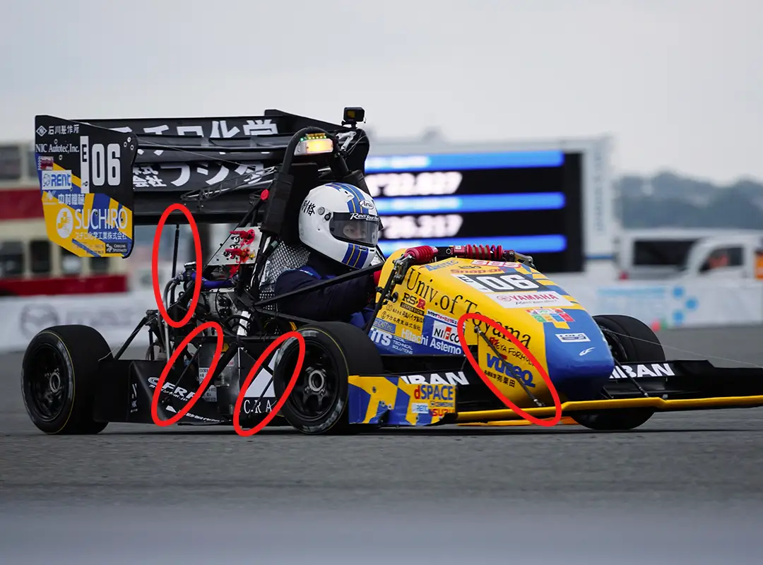 富山大学フォーミュラプロジェクト様事例